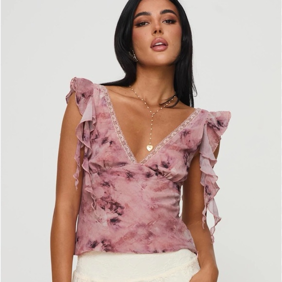 Princess Polly Tops - Princess Polly Miztry Ruffle Top